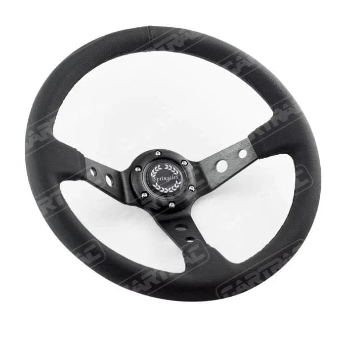 Springalex Steering Wheel Springalex AVO Deep Dish Classic Rally Steering Wheel - Leather